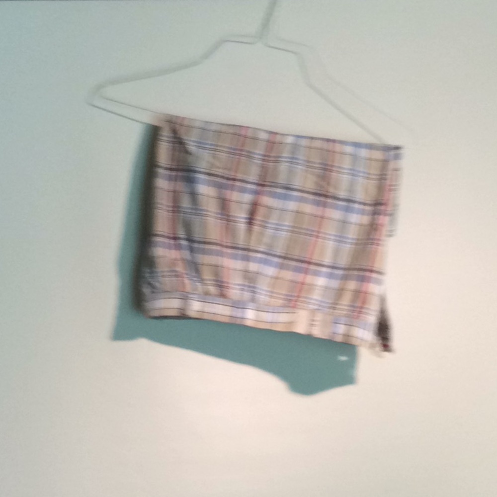 Plaid shorts